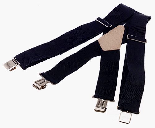 McGuire-Nicholas 112 2-Inch Blue Suspenders McGuire-Nicholas 112 2-Inch Blue Suspenders