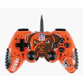 Mad Catz PlayStation 2 Cleveland Browns Control Pad Pro Controller by Madcatz