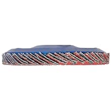Norton RedHeat Abrasive Flap Disc, Type 27, 5/8" Arbor, Ceramic and Zirconia Alumina, 4" Diameter, Grit 40 (Pack of 10)
