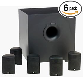 JBL SCS125 6-Piece Complete Home Theater Speaker System