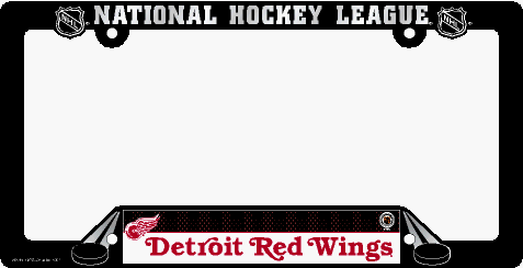NHL Detroit Red Wings License Plate Frame