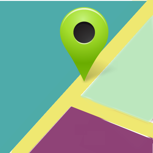 GPS maps with street map