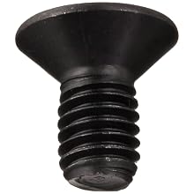 12.9 Alloy Steel Socket Cap Screw, Metric, Flat Head, Internal Hex Drive, Black Oxide Finish, Meets DIN 7991 Specifications, M6-1.00, 18mm Length, Pack Of 100