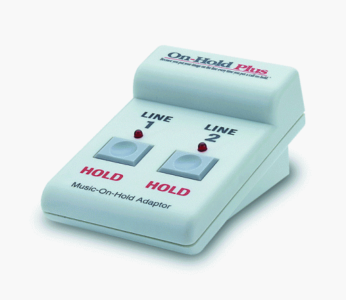 On-Hold Plus Music Adapter for Single Phone