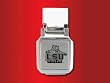 Louisiana State University - Spring Loaded Money Clip - Laser Engraved