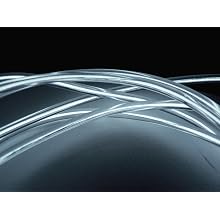Fortune Products ELFW-5-2W Electroluminescent Flash Wire, 5mm Diameter x 2 yd Length, White
