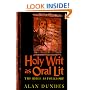 Holy Writ as Oral Lit: The Bible as Folklore