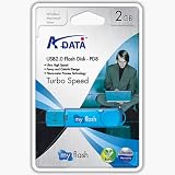 A-DATA 2GB PD8 USB 2.0 Flash Drive, Blue