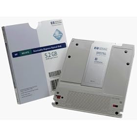 Click here to buy Hewlett Packard 88147J Rewritable Magneto-Optical 5.25 Disk 5.2GB, 2048 bytes sector,... by Hewlett-Packard.