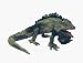 Plush Iguana Puppet 32"