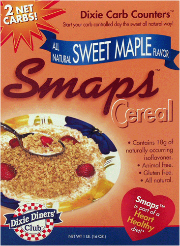 Dixie Carb Counters Sweet Maple Flavor Smaps Cereal