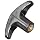 DimcoGray Black Phenolic Pull T-Handle Knob Female, Brass Insert: 1/4-20" Thread x 7/16" Depth, 2-1/4" Diameter x 1-1/4" Height x 9/16" Hub Dia x 11/16" Hub Length (Pack of 10)