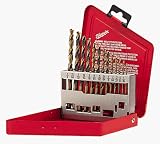 Milwaukee 48-89-0045 13 Piece 1 16-Inch to 1 4-Inch Cobalt Twist Drill Bit Assortment in Metal Index