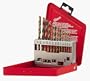 Milwaukee 48-89-0045 13-Piece 1/16-Inch to 1/4-Inch Cobalt Twist Drill Bit Assortment in Metal Index