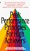 Book Peak performance principles for high achievers