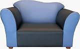 Fantasy Furniture Child-Sized Wave Chair - Navy / Blue