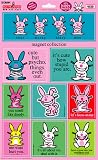 it's Happy Bunny Huge Magnets Set ~ Collectible Happy Bunny by Jim Benson ~ Cool yet Naughty, Cheeky but Happy Bunny Magnet Set!