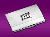 University of Pittsburgh - Business Card Holder - Laser Engraved