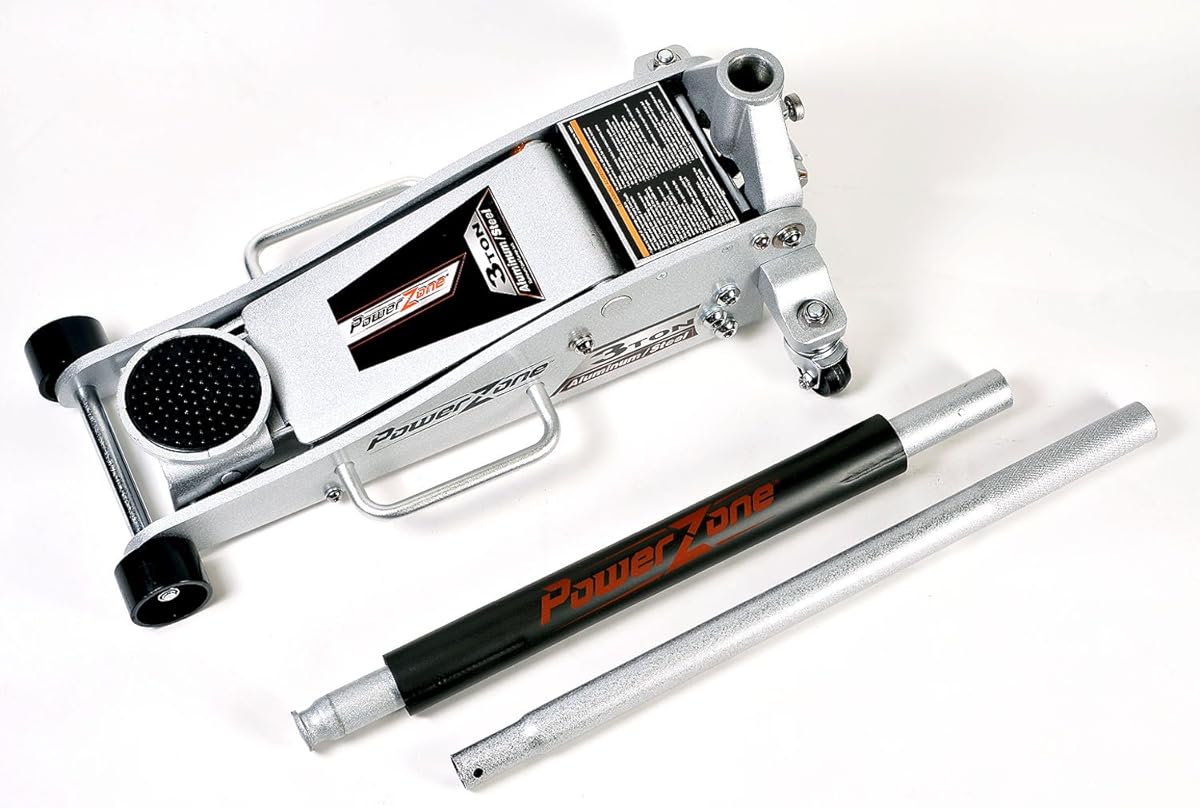 Powerzone 380044 3 Ton Aluminum and Steel Garage Jack