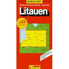 Lithuania Map (GeoCenter Euro Map)