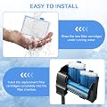 Czarixa 8 Pack Small Replacement Aquarium Filter Cartridges 