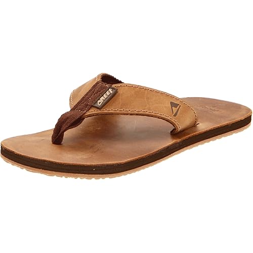 Reef Mens Leather Smoothy Sandal