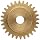 Boston Gear Brass Spur Gear, 32 Pitch, Brass, Inch, 32 Pitch