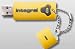 Electronics : Integral 8Gb Splash USB 2.0 Yellow Flash Drive