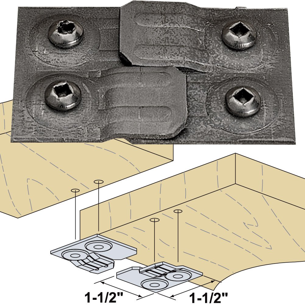 Купить Platte River 892715, Hardware, Table, Table Leaf Hardware, Table