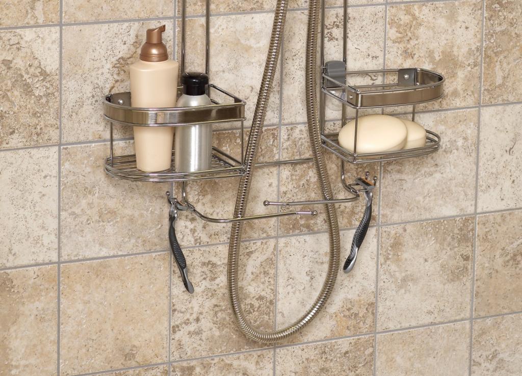 Zenith Premium Expandable Shower Caddy for Hand Held Showers