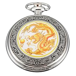 Dragon Pendant Pocket Quartz Watch