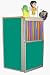 Show Racks - Beka Floor Model Theater - Chalkboard surface and Puppet Rack