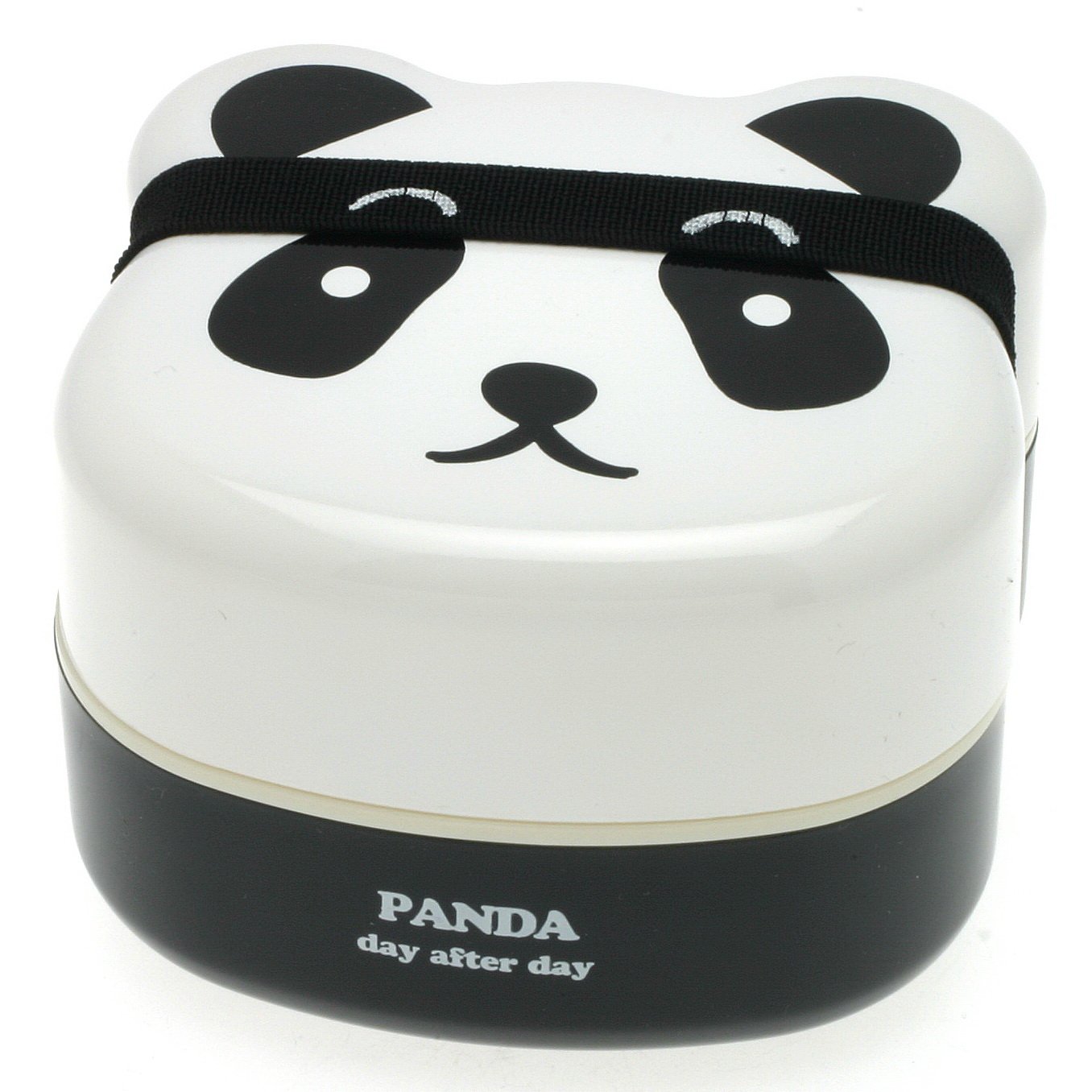 Kotobuki 2 Tier Bento Box Panda Cute Divider Compartment Lunch Container Stack