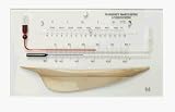 Tendency Barometer with Nautical Decor Ship's Hull Glass Barometer