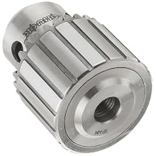 Llambrich CY Plain Bearing Heavy Duty Threaded Mount CK4 Keyed Drill Chuck, 3/8"-24 Mount, 1-1/2" Chuck Diameter, 1/64"-1/4" Capacity
