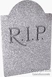 Curved Fake Stone Tombstone Prop