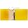 Brady 2025 3" Diameter Rings, Polyethylene, Red On Yellow Color Standard MSDS Binder, Legend "Material Safety Data Sheets"