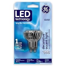 GE Lighting 73153 1-Watt Energy Smart GU10 LED Light Bulb