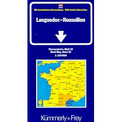 K�mmerly & Frey Karten : Languedoc-Roussillon (Regional Maps - France)