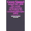 Gesamtausgabe in 24 B�nden: Band 2: Aufs�tze 1887 bis 1890. �ber sociale Differenzierung (1890). Die Probleme der Geschichtsphilosophie (1892): BD 2 (suhrkamp taschenbuch wissenschaft)