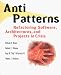 Books : AntiPatterns: Refactoring Software, Architectures, and Projects in Crisis