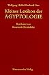 Kleines Lexikon der Aegyptologie