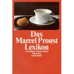 Das Marcel Proust Lexikon (suhrkamp taschenbuch)