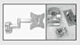 Flat Screen TV Mount for LCD/Plasma/Flat Panel Displays 10~30in/66lbs Silver LCD-403AB