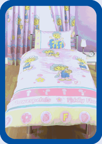Fifi and The Flowertots Come and Play Single Duvet Set / Duvet Cover (Rotary)