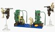 Buy LEGO Star Wars: Naboo Swamp with Qui Gon Jinn, Jar Jar Binks & Battle Droid Mini Figures (7121) Best Price.