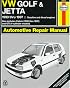VW Golf & Jetta '93'97 (Haynes Automotive Repair Manual Series)