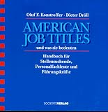 Produkt-Bild: American Job Titles und was sie bedeuten
