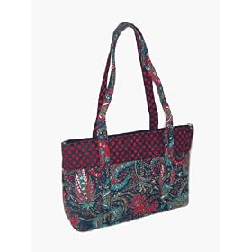 JODI Tote - Delmar Print - Quilted Handbag by Lily Waters