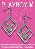 Officially Licensed PLAYBOY EARRING DIAMOND WITH BUNNY HEAD